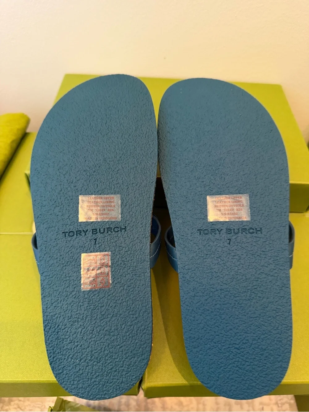 Tory Burch details calfskin